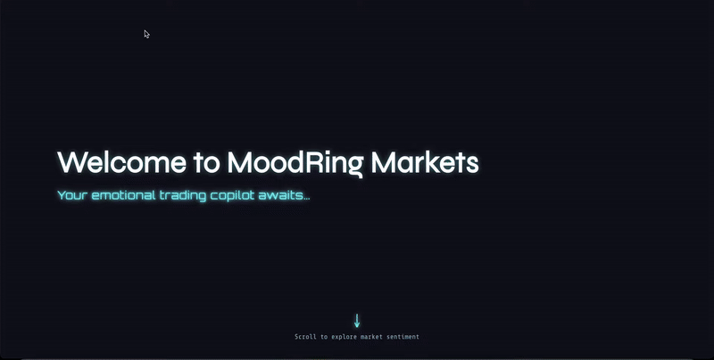 MoodRing Markets demo